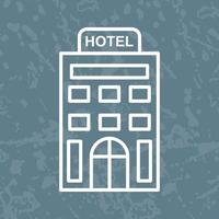 icono de vector de hotel