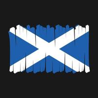 Scotland Flag Brush vector