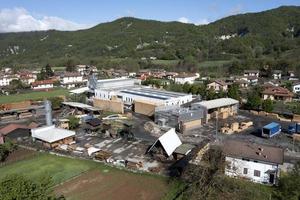 Borghetto di Borbera Pemonte Italy Village aerial View Panorama photo