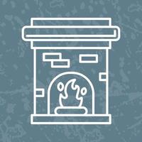 Fireplace Vector Icon