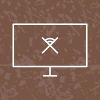 Disconnected Network Vector Icon