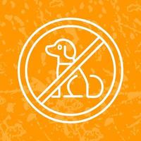 No Pets Vector Icon