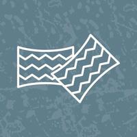 Line Icon With Colored Background vector