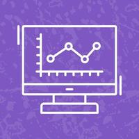 Line Chart Vector Icon