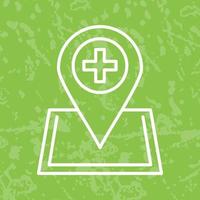 Location hospital Vector Icon