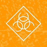 Biological Hazard Vector Icon