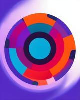 Colorful Circles Background photo