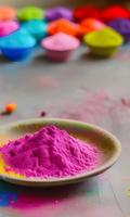 Holi Celebration Colorful Powder photo