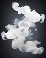 White Color Smoke Effect Background photo