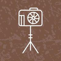 Unique Camera Stand Vector Icon