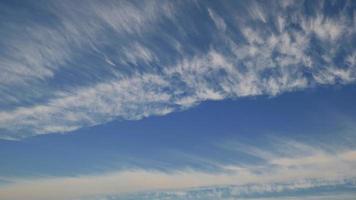 Beautiful blue sky with clouds background. Sky clouds. Air and fluffy clouds in the blue sky on a sunny day, background texture. Copy space. The concept of hope. photo