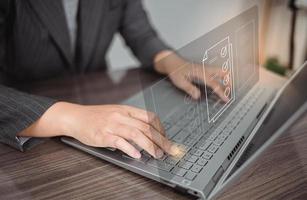 Quick checklist and clipboard task management, filling survey forms online photo