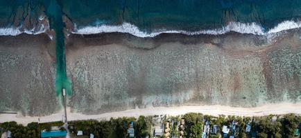 Rarotonga Polynesia Cook Island tropical paradise aerial view photo