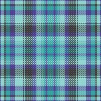 Tartan plaid pattern with dark color. vector