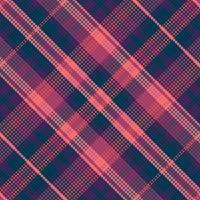 Tartan plaid pattern with dark color. vector