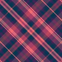 Tartan plaid pattern with dark color. vector