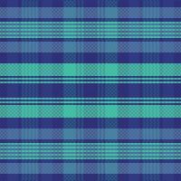 Tartan plaid pattern with dark color. vector