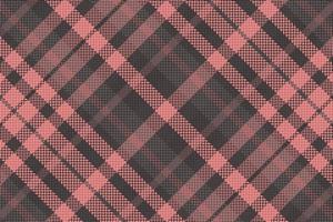 Tartan plaid pattern with dark color. vector