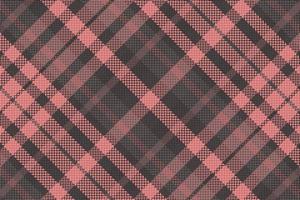 Tartan plaid pattern with dark color. vector