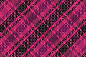 Tartan plaid pattern with dark color. vector