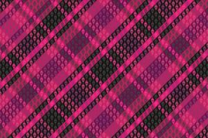 Tartan plaid pattern with dark color. vector