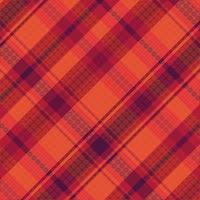 Tartan plaid pattern with dark color. vector