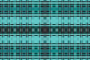 Tartan plaid pattern with dark color. vector