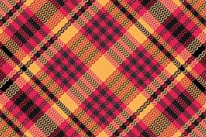 Tartan plaid pattern with dark color. vector