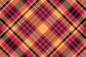 Tartan plaid pattern with dark color. vector