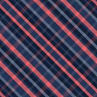 Tartan plaid pattern with dark color. vector