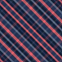 Tartan plaid pattern with dark color. vector