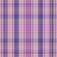 Tartan plaid pattern with dark color. vector