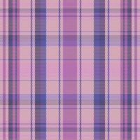 Tartan plaid pattern with dark color. vector