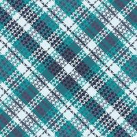 Tartan plaid pattern with dark color. vector