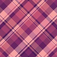 Tartan plaid pattern with dark color. vector