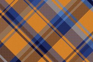 Tartan plaid pattern with dark color. vector