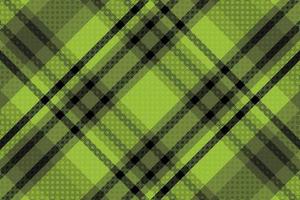 Tartan plaid pattern with dark color. vector
