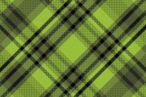 Tartan plaid pattern with dark color. vector