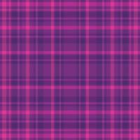 Tartan plaid pattern with dark color. vector