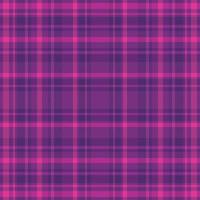 Tartan plaid pattern with dark color. vector