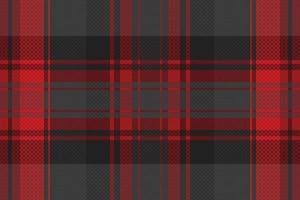 Tartan plaid pattern with dark color. vector