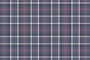 Tartan plaid pattern with dark color. vector