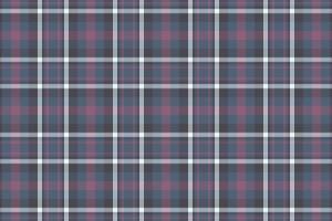 Tartan plaid pattern with dark color. vector