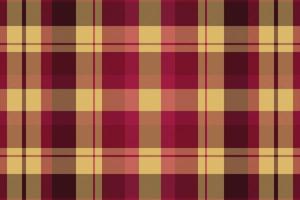 Tartan plaid pattern with dark color. vector