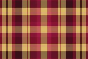 Tartan plaid pattern with dark color. vector