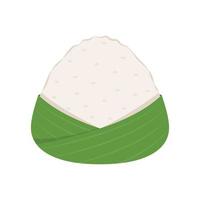 Onigiri vector. Onigiri on white background. Onigiri logo design. vector