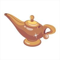 Trendy Genie Lamp vector