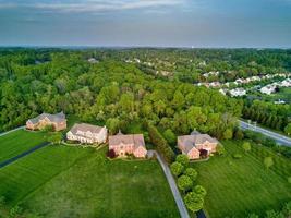 maryland county houses aerial view photo