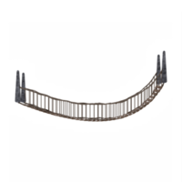 Hängebrücke aus Holz png