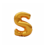 English alphabet Balloons s png